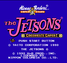 Jetsons, The - Cogswell's Caper! (Japan) Title Screen